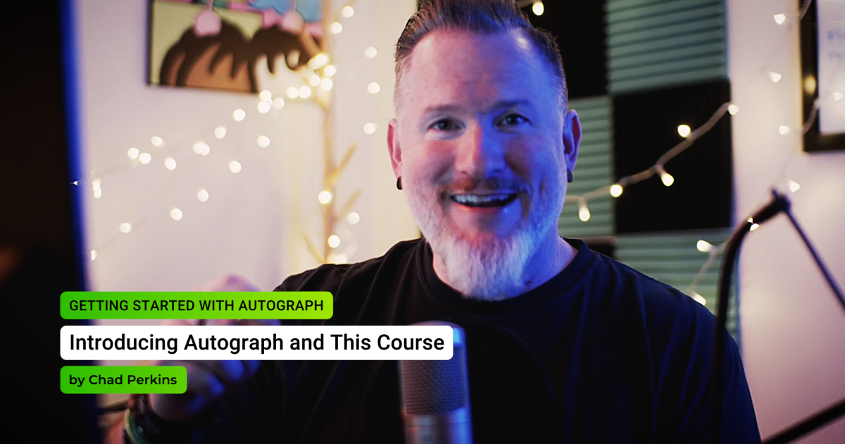 Cineversity | Tutorial : Getting Started with Autograph - Introduction
