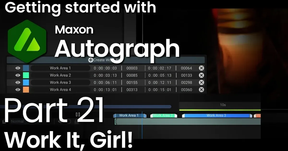 Cineversity | Tutorial : 21 Getting Started with Autograph - Creating…